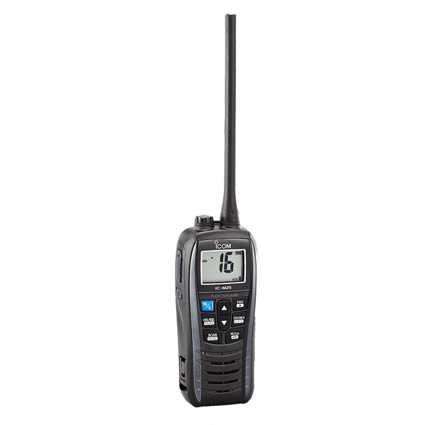 Icom M25 Floating Handheld VHF Marine Radio - 5W -Black [M25 BLACK 41]