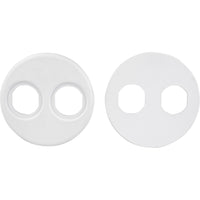 Sea-Dog 4" Gauge Power Socket Adapter Mounting Plate - White [426104-1]