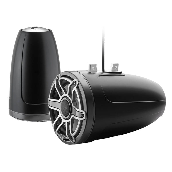 JL Audio M6 Series 8.8" Enclosed Tower Coaxial System w/Titanium Sport Grille - M6-880ETXv3-Sb-S-GmTi [010-03284-00]