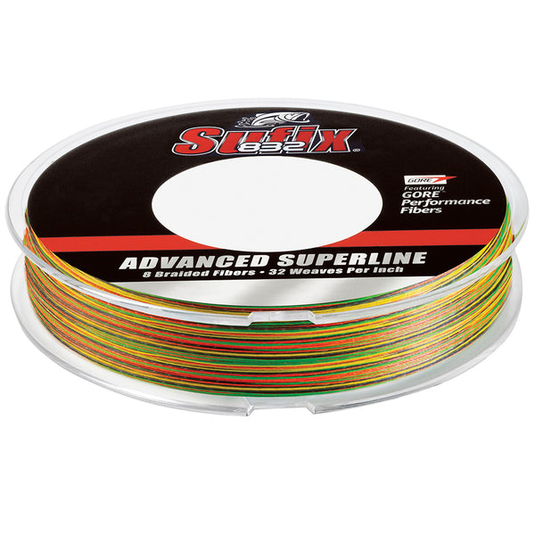Sufix 832 Braid - 15lb - Fire Tiger - 300 yds [660-115FT]