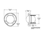 Ritchie SR-2 Venture Sail Boat Compass - Bulkhead Mount - Black [SR-2]