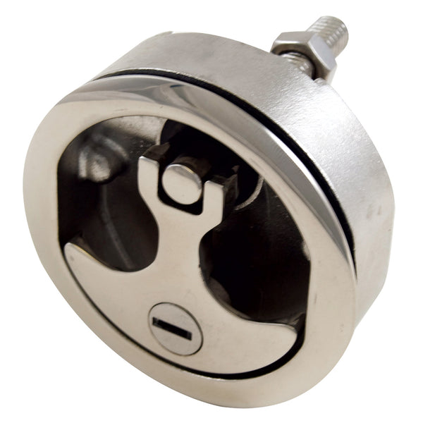 Whitecap Compression Handle - 316 Stainless Steel - Locking - 3" Outer Diameter [S-0236C]