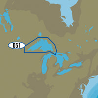 C-MAP MAX NA-M051/SD - Lake Superior Bathymetric SD Format [M-NA-M051-MS]