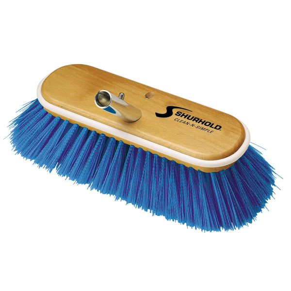 Shurhold 10" Extra-Soft Deck Brush - Blue Nylon Bristles [975]