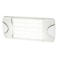 Hella Marine DuraLED 50 Low Profile Interior/Exterior Lamp - White LED Spreader Beam [980629001]