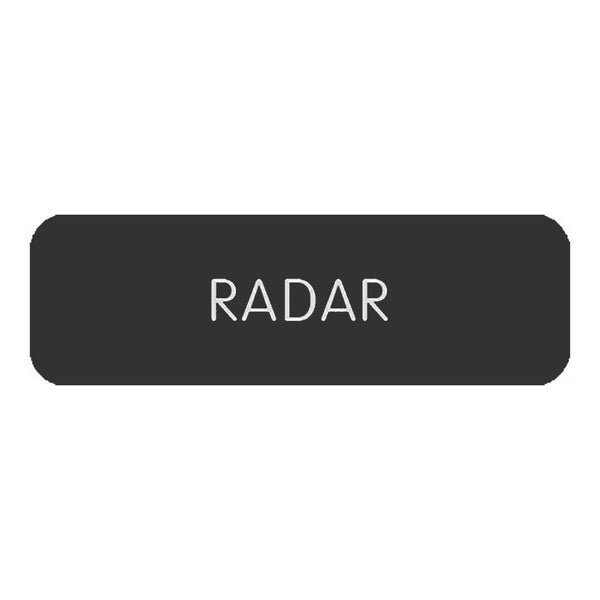 Blue SeaLarge Format Label - "Radar" [8063-0349]