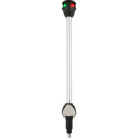 Attwood LightArmor Bi-Color Navigation Pole Light w/Task Light - Straight - 10" [NV6LC2-10-7]