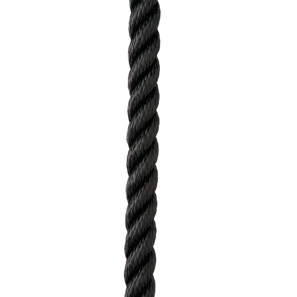 New England Ropes 3/8" Premium 3-Strand Dock Line - Black - 25 [C6054-12-00025]