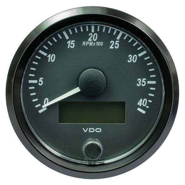 VDO SingleViu 80mm (3-1/8") Tachometer - 4,000 RPM [A2C3832990030]